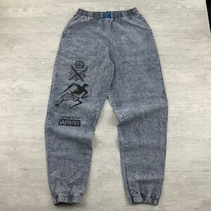 Vintage 90s Gitano 8000 Year Old Sandkicker Pants Size XL Blue Denim Joggers